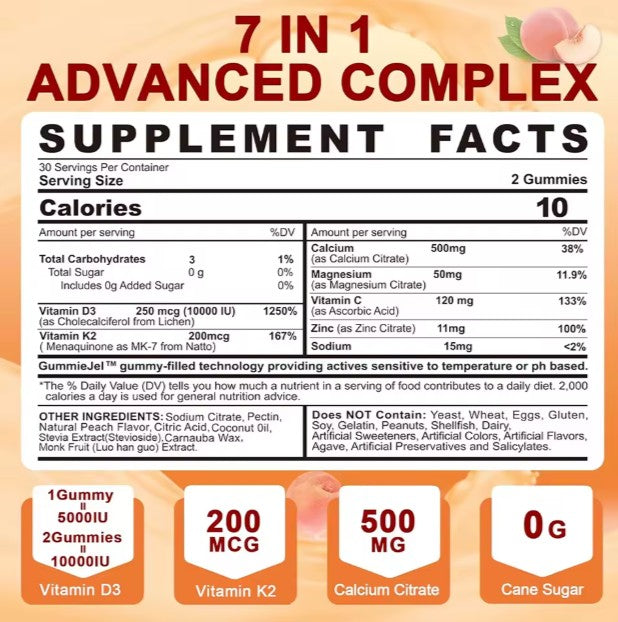 Vitamin D3 & K2 Gummies